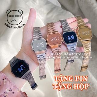 Đồng hồ nam, nữ Tráng gương TOUCH WATCH cảm ứng sang trọng, dây thép cho tuổi teen