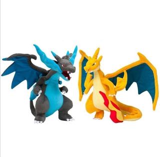 Thú nhồi bông mô phỏng nhân vật trong hoạt hình Pokemon Mega Charizard 23cm / 9.1 "