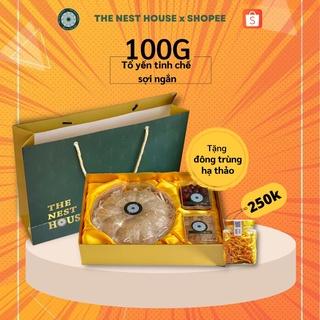 [HÀNG CÔNG TY] 100g tổ yến sào tinh chế sợi ngắn - Yến sào cao cấp Nha Trang Khánh Hoà - The Nest House