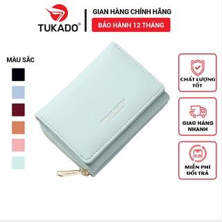 Ví Nữ Mini Cầm Tay 𝐏𝐄𝐑𝐅𝐄𝐂𝐓 𝐅𝐎𝐑 𝐘𝐎𝐔 Gấp 3 Nhỏ Gọn Nhiều Ngăn Tiện Dụng Chất Da Cực Đẹp PFY11 - Tukado