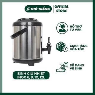 Bình giữ nhiệt ủ trà inox cao cấp loại tốt (6 - 8 - 10 -12L)