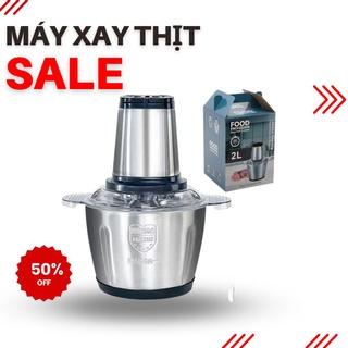 Máy Xay Thịt FOOD PROCESSOR HDA Cối Inox Đa Năng Dao 4 Lưỡi - Dung Tích 2 lít - MACA COMPANY