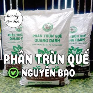 9.5kg PHÂN TRÙN QUẾ nguyên bao Quang Danh QD02 trộn đất trồng cây sen đá xương rồng kiểng lá rau sạch hữu cơ HandyGarden