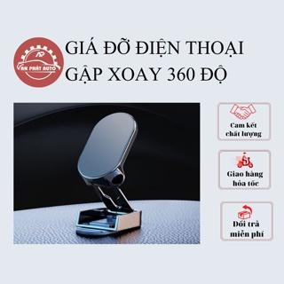 Giá Đỡ Điện Thoại Trên Ô Tô GẬP XOAY 360 Độ Dạng Hít Bằng Nam Châm Siêu Chắc Gắn Vào Mọi Vị Trí Xe Ô Tô [Hàng Loại Tốt]