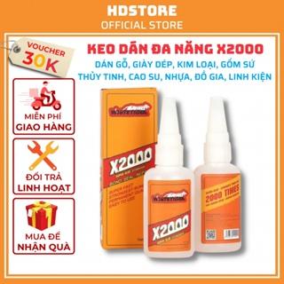 Keo x2000 siêu dính keo dán đa năng Thái Lan chính hãng dán gỗ, dán giày dép, dán thủy tính, dán nhựa, dán gốm sứ