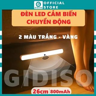 Đèn led cảm biến chuyển động cảm ứng thông minh dùng pin tích điện cho phòng ngủ dán tủ quần áo cầu thang - GIDISO