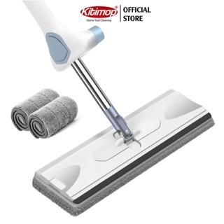 Cây lau nhà Kitimop-X tự vắt thông minh không cần thùng, chổi lau nhà xoay 360 độ cứng cáp chắc chắn bền bỉ
