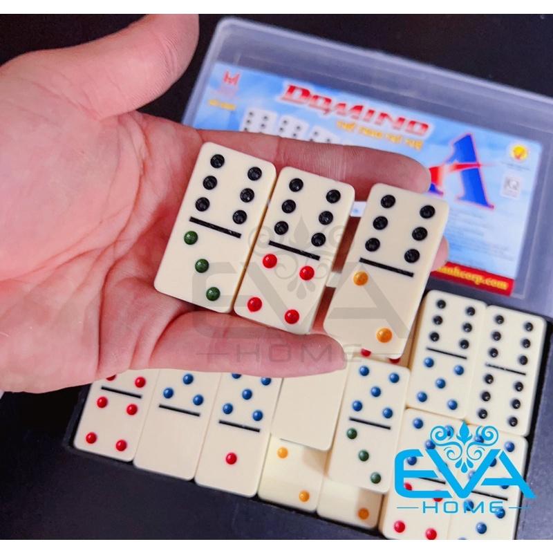 Hộp đồ chơi bộ cờ domino có bao nhiêu chiếc domino?