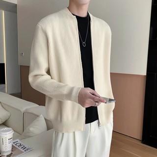 Áo Khoác cardigan Dệt Kim Dáng Rộng Phong Cách Hàn Quốc Thanh Lịch Cho Nam fashion cardigan nam bigsize simple áo len nam áo dài tay áo sweater form rộng from rộng