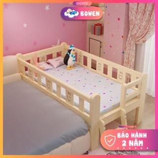 Giường Cho Bé ,Giường Ngủ Ghép Với Giường Bố Mẹ Kèm Thanh Chắn Kích Thước 150x70x40cm