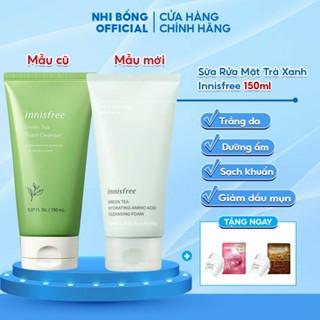 Sữa Rửa Mặt Trà Xanh Làm Sạch Trắng Da Innisfrees Hàn Quốc Green Tea Foam Cleanser 150ml Giúp Sạch Khuẩn & Giảm Dầu Mụn