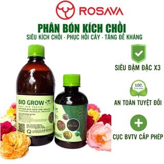 Phân bón lá kích mầm chồi Rosava hữu cơ vi sinh cho hoa hồng, cây cảnh, hoa giấy, hoa lan, sen đá