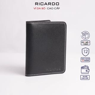 Ví nam da bò thật đựng Card Feasty cầm tay nhỏ gọn Brand Ricardo, Bóp nam mini đựng thẻ,đựng card cao cấp - RCD04