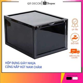 Hộp Đưng Giày , Hộp Giày Nhựa  , Hộp Đựng Giày Nhựa Cứng Loại 1 Nắp Hút Nam Châm Siêu Tiện Lợi