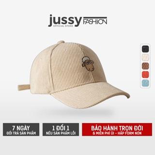 Mũ Lưỡi Trai Nam Nữ Jussy Fashion Nón Lưỡi Trai Memorie Chất Vải Nhung Gân Nhiều Màu Đẹp Phong Cách Nón Unisex