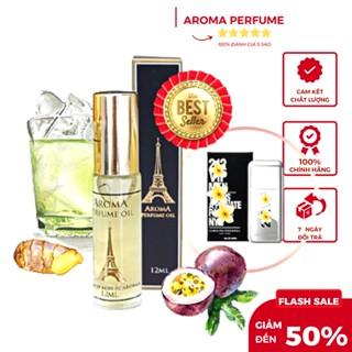 Tinh Dầu Nước Hoa Pháp Aroma Vip Men 12ml lịch lãm, sang trọng, cuốn hút lưu hương cực lâu - Dạng Lăn Tiện Lợi