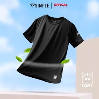 Áo Thể Thao Nam TSIMPLE thun lạnh tập gym cổ tròn ngắn tay vải thoáng mát co giãn chuẩn form nhiều màu