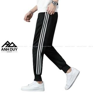 Quần Jogger Nam Nữ 3 Sọc Thun Poly Phong Cách Thể Dục Thể Thao Năng Động Cá Tính Unisex ANH DUY SHOP JGV11