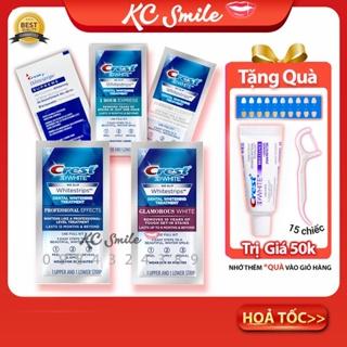 Set 7 gói - Miếng Dán Trắng Răng Crest 3D White CHÍNH HÃNG MỸ - Liệu trình 7 ngày trắng răng vượt trội