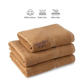 [SANG SỊN MỊN] Khăn spa/ khăn tắm khổ lớn màu Nâu 70cmx140cm (400g) #anhthinh