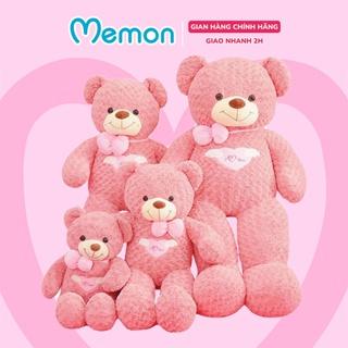 Gấu Bông Teddy Angel Hồng Cao Cấp Memon