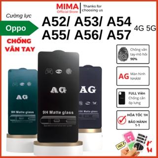 Kính cường lực Chống Vân Tay Nhám Oppo A52 A53 A54 A55 A57 4G 5G chống trầy tặng kèm bộ dán miếng dán màn hình oppo