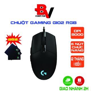 Chuột chơi game, chuột máy tính có dây LOGITECH G102 RBG Độ Chính Xác Cao 8000DPI [ Bảo Hành 12 Tháng 1 Đổi 1] Hàng OEM