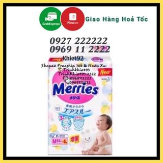 Tã dán/quần Merries THÊM MIẾNG+JUMBO hàng nội địa NB90, S82,XL38+6,XXl28,Xl50..