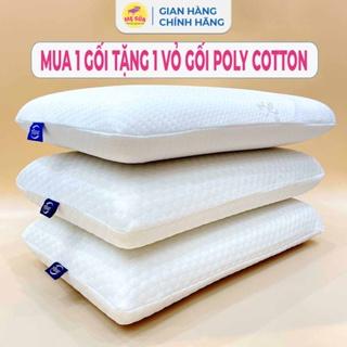 Gối cao su non người lớn tự nhiên cao cấp TOPAZ nâng đỡ đốt sống cổ chống đau mỏi vai gáy mang lại giấc ngủ ngon