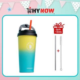Ly Giữ Nhiệt Thép Không Gỉ LHC4151MIT Lock&Lock 540ml , Kèm Ống Hút Nhựa PP Chắc Chắn