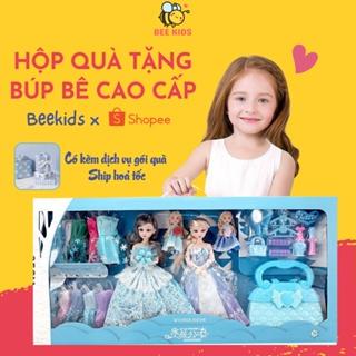 Đồ chơi búp bê,búp bê Barbi công chúa Elsa hộp quà tặng cho bé,búp bê đồ chơi-Beekids