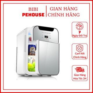 Tủ lạnh mini 2 cánh musibao dung tích 20L bảng điện tử, tủ lạnh mini đựng mỹ phẩm đựng sữa làm mát nhanh bibi shop