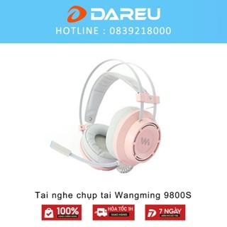 Tai nghe chụp tai Wangming 9800S - Đèn led RGB - Âm thanh 7.1 - Bảo hành 12 tháng - Lỗi 1 đổi 1