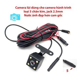 Camera lùi lắp cho camera hành trình, loại 4 led, jack 2.5, 5 chân, dây tín hiệu dài 5.5m