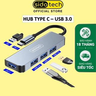 HUB Type C và HUB USB 3.0 tốc độ cao SIDOTECH cổng chia usb mở rộng kết nối chuyển đổi cho laptop táo Laptop PC