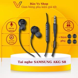 Tai nghe có dây Samsung AKG S8 BAOVY, Tai nghe gaming nhét tai chính hãng có micro chống ồn dùng cho máy tính điện thoại