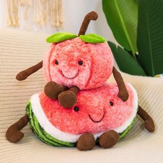 Gối Ôm Nhồi Bông Hình Trái cherry / Dưa Hấu Mềm Mại Đáng Yêu
