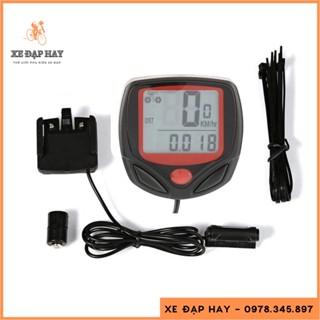 Đồng Hồ Đo Tốc Độ Xe Đạp Có Dây Màn Hình Chống Nước LCD 15 Chức Năng