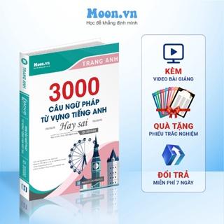 Sách cô Trang Anh 3000 câu ngữ pháp và từ vựng hay sai