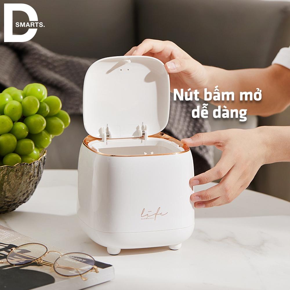 Loại vật liệu nào thường được sử dụng để sản xuất thùng rác mini?