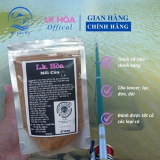 Mồi câu cá Lk Hòa | Thính Lk Mồi câu cá chép trắm trôi rô phi tổng hợp siêu nhạy