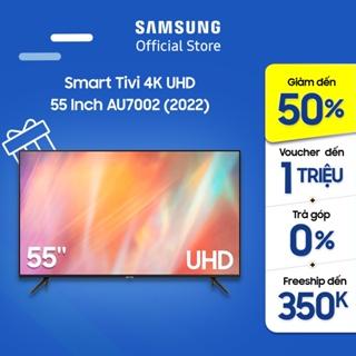 [Mã ELMALL6 giảm 6% và SAM5 giảm thêm 500K] Smart Tivi Samsung 4K UHD 55 Inch UA55AU7002KXXV - Miễn phí lắp đặt