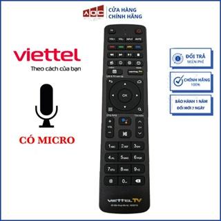 Điều khiển đầu thu viettel TV MICRO Box 4K REMOTE SMARTBOX viettel có giọng nói CHÍNH HÃNG [ TẶNG PIN ]