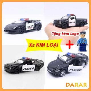 MÔ HÌNH XE Ô TÔ Cảnh Sát Đồ Chơi đúc Kim Loại tỷ lệ 1:36