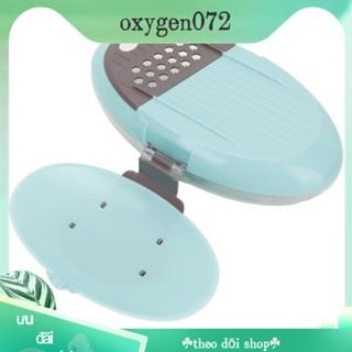 Oxygen072 Bằng tay Máy cắt rau củ quả 6 trong 1 Dụng cụ băm nhỏ trái cây nhà bếp Màu xanh