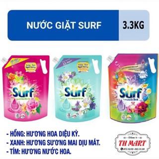 ❤️XẢ LỖ❤️ Nước Giặt Surf Túi Nắp Xoáy Hương Nước Xả Vải Mới 3.3kg