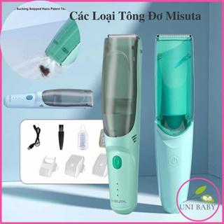 Tông đơ cắt tóc trẻ em Misuta hút tóc, êm ái, xinh xắn, an toàn bảo hành chính hãng 6 tháng