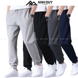 Quần Jogger Nam Nữ Trơn Basic Thun Da Cá Phong Cách Thể Dục Thể Thao Năng Động Cá Tính Unisex ANH DUY SHOP JGV12