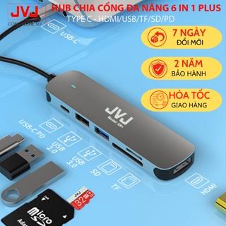 Hub type-C JVJ C10 10cổng chuyển đổi đa năng TypeC cho Laptop, Tivi, - HÀNG CHÍNH HÃNG - BẢO HÀNH 2 NĂM
