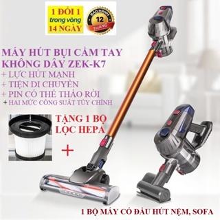 Máy Hút Bụi Cầm Tay Không Dây ZEK-K7 Pin Rời Hút Bụi Gia Đình Giường Nệm Xe Hơi